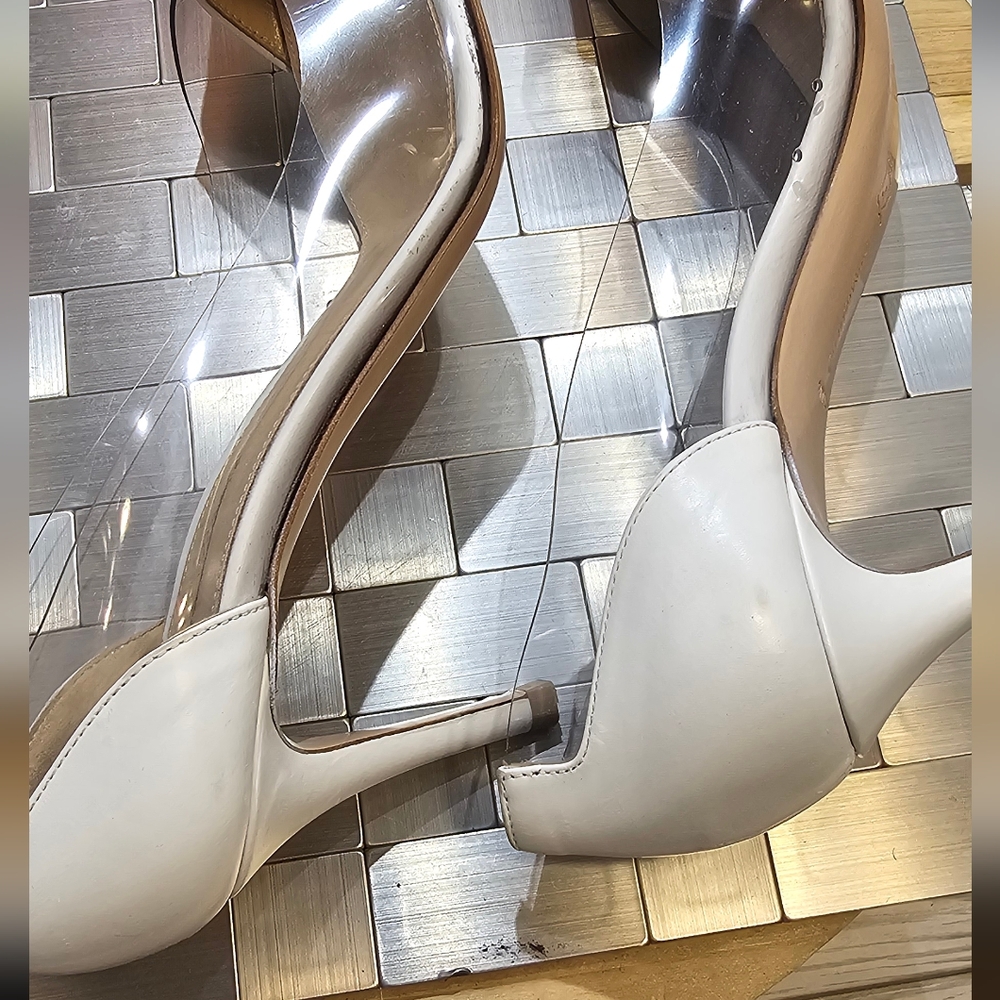 GIANVITO‎ ROSSI PVC/LEATHER PUMPS - Picture 12 of 15